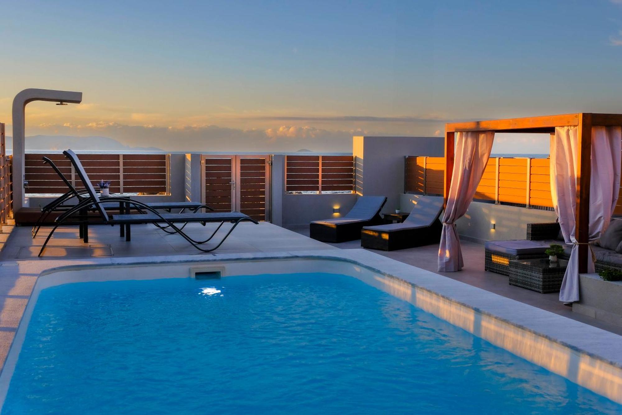 Blue Velvet Coast Luxury Villas Kokkini Hani Buitenkant foto